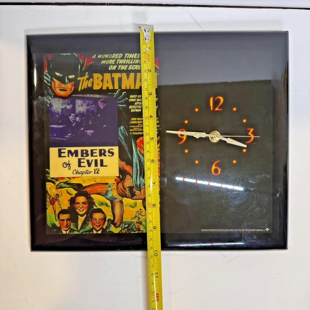 Vintage The Batman Embers of Evil Wall Clock 10